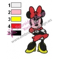 Minnie Mouse Cartoon Embroidery 30